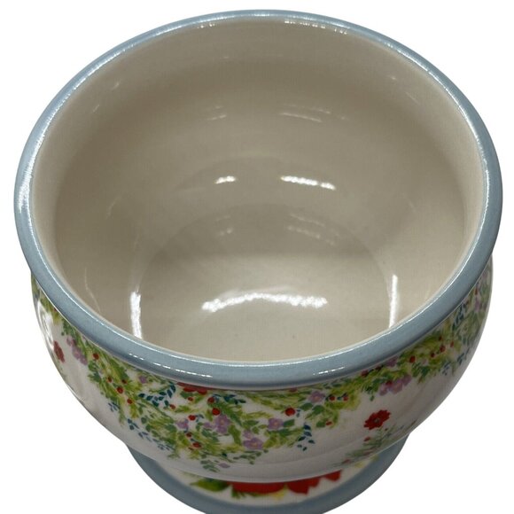 The Pioneer Woman HOLIDAY CHEER 5" Tall Christmas Pedestal Lidded CANDY DISH - Picture 14 of 16